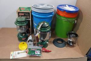 lot 215 image: Coleman Lanterns and Accessories