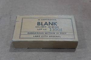 lot 388 image: 20 Lake City .30 Cal (.30-06) Blanks