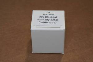 lot 397 image: 30 .300 Blackout 125 Gr Hornady Ballistic Tip Ammo