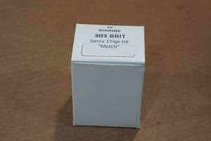 lot 416 image: 20 .303 British 174 Gr Sierra HP Match Ammo