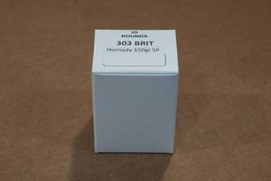 lot 421 image: 20 .303 British 150 Gr Hornady SP Ammo