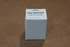 lot 423 image: 20 .303 British 174 Gr SP Spitzer Ammo
