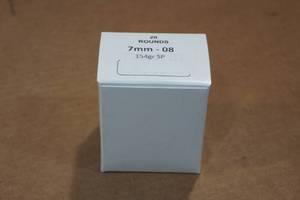 lot 424 image: 20 7mm-08 154 Gr SP Ammo