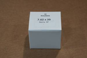 lot 446 image: 30 7.62 x 39mm Sierra SP Ammo