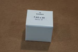 lot 447 image: 30 7.62 x 39mm Sierra SP Ammo