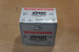 lot 476 image: 25 Winchester Xpert 12 Gauge 3 Steel BB Shot Shotshells