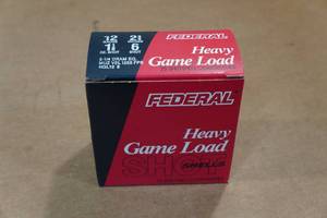 lot 479 image: 25 Federal Heavy Game 12 Gauge 2-34 6 Shot Shotshells