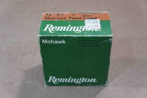 lot 496 image: 25 Remington Mohawk Field Load 12 Gauge 2-34 6 Shot Shotshells