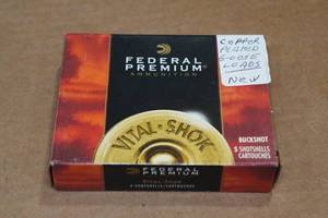 lot 512 image: 5 Federal Vital Shok 12 Gauge 3-12 Magnum 00 Buck Shotshells