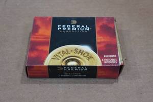 lot 513 image: 5 Federal Vital Shok 12 Gauge 3-12 Magnum 00 Buck Shotshells