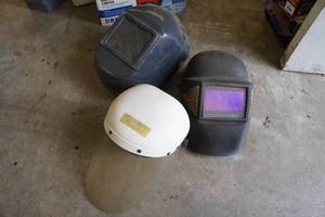 lot 1E image: Welding Hoods and Grinder Shield - Speedglas Auto Darkening