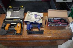 lot 12 image: Air Nailers and Chicago Cut-Off Tool