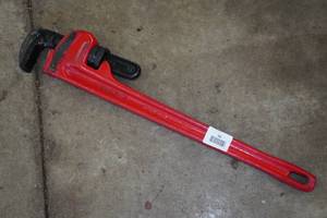 lot 56 image: Ridgid 24 Pipe Wrench