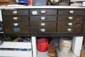 lot 30 image: Organizer Drawers with Small Parts and Fasteners