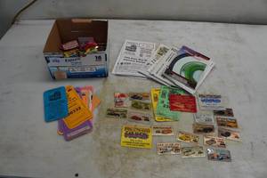 lot 73 image: Back to the 50s Participant Buttons, Passes, and Metal Plaques