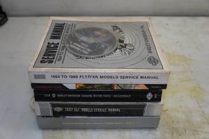 lot 113 image: Harley Davidson Service Manuals and Parts Books