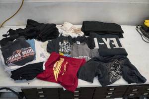 lot 130 image: Harley Davidson and Sturgis T-Shirts