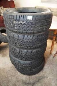 lot 152 image: 5 Firestone Firehawk FTX P23560R15 Tires