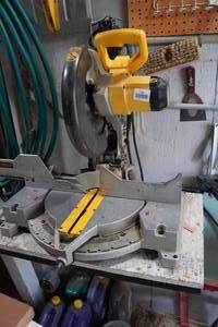 lot 180 image: DeWalt Miter Saw