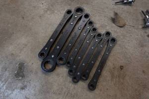 lot 21H image: Snap-On Tools SAE Ratcheting Wrenches