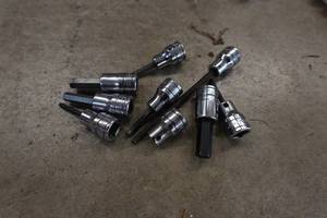 lot 21O image: Snap-On Tools 38 Drive Hex Key Drivers