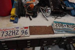 lot 93 image: License Plates - 1938 South Dakota