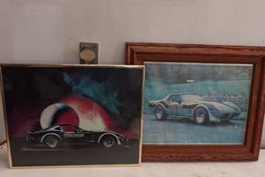 lot 97 image: 1978 Corvette Pace Car Poster and Picture