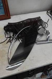 lot 99 image: Motorcycle Fringe, Trim and Windshield