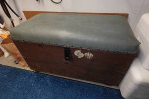 lot 416 image: Padded Bench with Air Mattresses