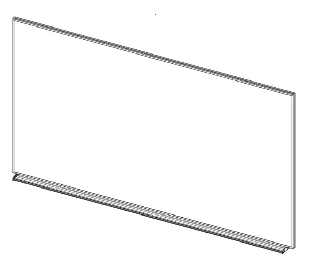 lot 3 image: Da-Lite IDEA Screen Video Projection & Interactive Whiteboard, model 25943T - NEW IN BOX - $1,400 online