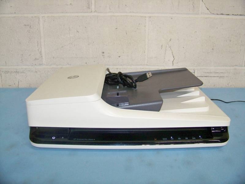 lot 34 image: HP (Hewlett Packard) ScanJet Pro 2500 f1 Flat Bed Document Scanner
