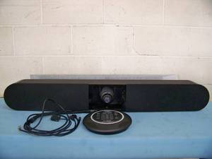 lot 22 image: Vaddio HuddleStation Premier Teleconferencing Sound Bar with Integrated Camera and Huddle Dock Touch Pad  Control and Mount