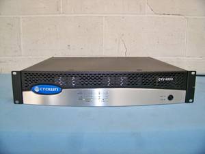 lot 7 image: Crown CTs 4200 4-Channel Power Amplifier  Amp