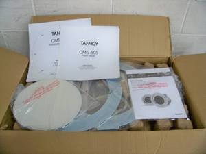 lot 48 image: Tannoy 8 Full Range Ceiling Loudspeakers  Speakers, CMS 803 DCQ
