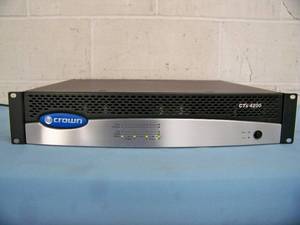 lot 53 image: Crown CTs 4200 4-Channel Power Amplifier  Amp