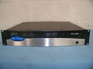 lot 101 image: Crown CTs 4200 4-Channel Power Amplifier  Amp