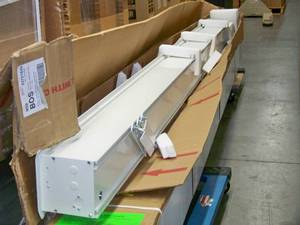 lot 59 image: Da-Lite 89931 Recessed Tensioned Advantage Projection  Movie Screen - NEW IN BOX