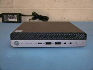 lot 47 image: HP (Hewlett Packard) EliteDesk 800 G5 Mini Desktop Computer  PC
