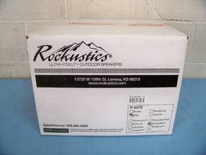 lot 33 image: Rockustics P-5079 Outdoor Decorative Landscaping Speaker - NEW IN BOX