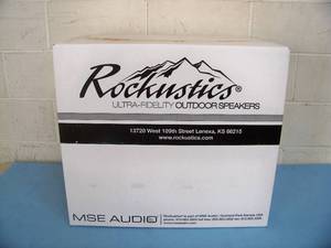 lot 14 image: Rockustics P-1155 Outdoor Decorative Landscape Speaker - NEW IN BOX