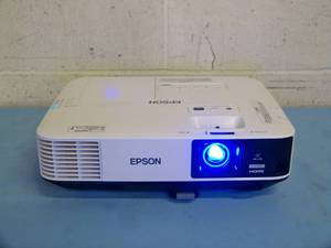 lot 76 image: Epson PowerLite 2155W Home Theater Widescreen Full HD 3LCD 5000-Lumen Projector  Projection System
