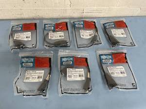 lot 84 image: (7) NEW Tripp-Lite L5-20R Heavy Duty Power Adapters  Adaptors - Model P044-06I - NEW IN PACKAGING
