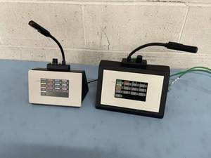 lot 64 image: (2) Leprecon 90-03-6154 Architectural Panel Control APC 12-Button Theatrical Lighting  Light Control Units