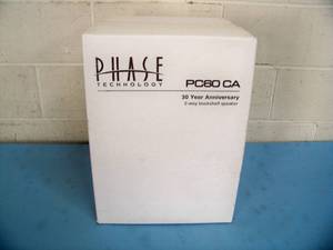 lot 32 image: Phase Technology 2-Way Bookshelf Speaker - NEW IN BOX