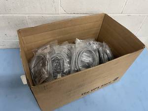 lot 72 image: (50) Computer Network CAT5E Cables  CAT 5 350 MHz Patch Cords with RJ45 Connectors - NEW IN PACKAGING