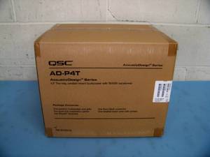 lot 93 image: QSC AD-P4T 4.5 2-Way Pendant Mount Speaker  Loudspeaker - NEW IN BOX