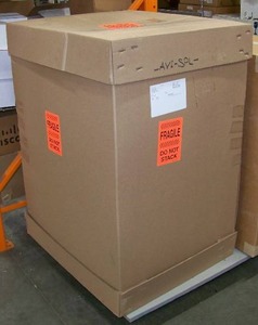lot 21 image: Racking Cabinet  Cart for Audio  Video Components, model RE-116 - NEW IN BOX
