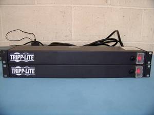lot 116 image: (2) Tripp-Lite Rack Mountable Power Strips