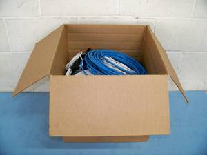 lot 119 image: Box of Cat-6 Network Cables - various lengths