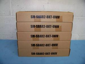 lot 131 image: (5) Strong by Snap Universal Indoor  Outdoor Soundbar Brackets - NEW IN BOX